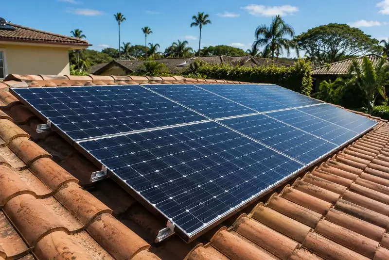 Installation de panneaux solaires à Largeasse